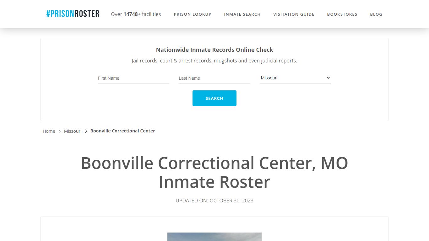 Boonville Correctional Center, MO Inmate Roster - Prisonroster